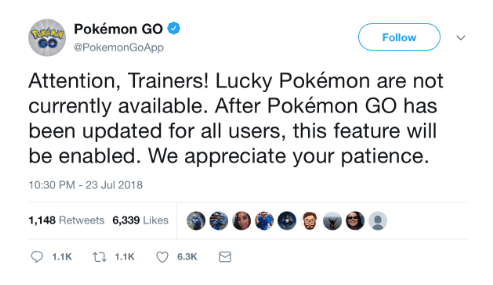Lucky Pokemon in Pokemon GO
