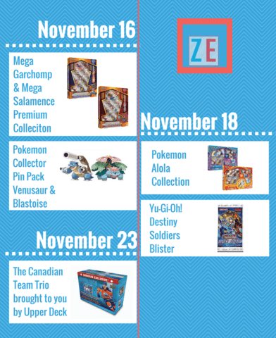 November Release Calendar