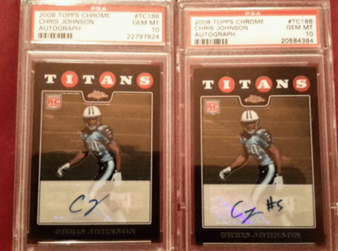 Chris Johnson's Autograph