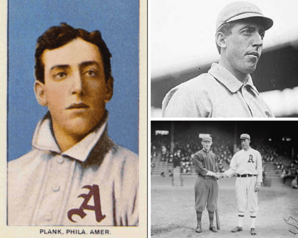 #4 Eddie Plank, 1909-1911 ATC T206 (Baseball)