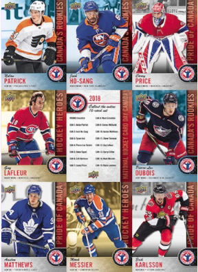National Hockey Card Day Sheet