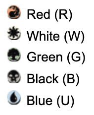 Magic The Gathering Colors