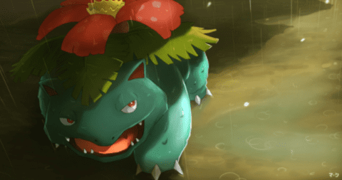 Grass type pokemon like Venosaur often feature attacks with statuses and abilities that are perfect for disrupting your enemy!
