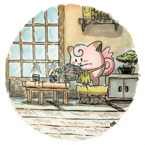 Clefairy Pokemon Art