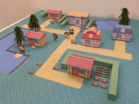 Pokemon Paper Town DIY
