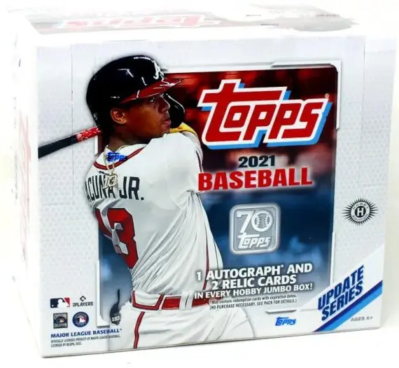 2021 Topps Update Series Baseball Jumbo Hobby Box