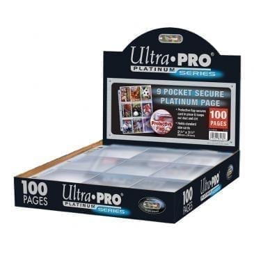 Ultra Pro 9-Pocket Platinum Pages 100-Pack