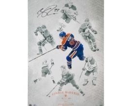 Connor McDavid Autographed "On the Rise" 16 X 24 Print