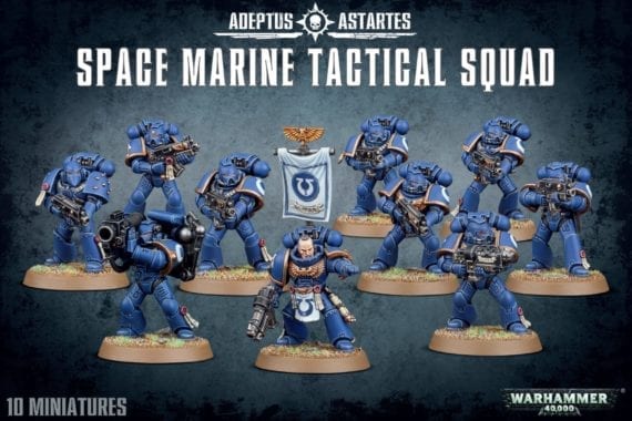 Warhammer 40,000 - Adeptus Astartes Space Marine Tactical Squad
