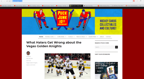 8 Must Follow Hockey Card Blogs and YouTube Channels