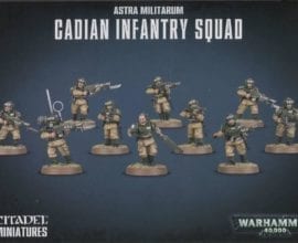 Warhammer 40,000 - Astra Militarum Cadian Infantry Squad