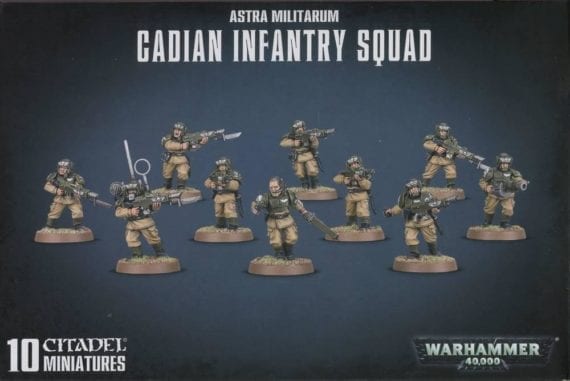 Warhammer 40,000 - Astra Militarum Cadian Infantry Squad