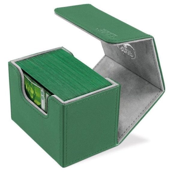 Ultimate Guard Deck Box: Sidewinder 100+ Xenoskin - Green