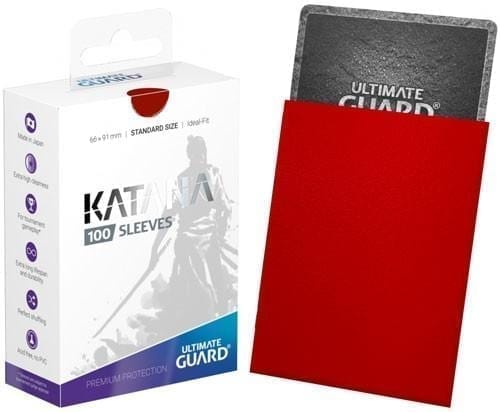 Ultimate Guard Katana Sleeves - Red