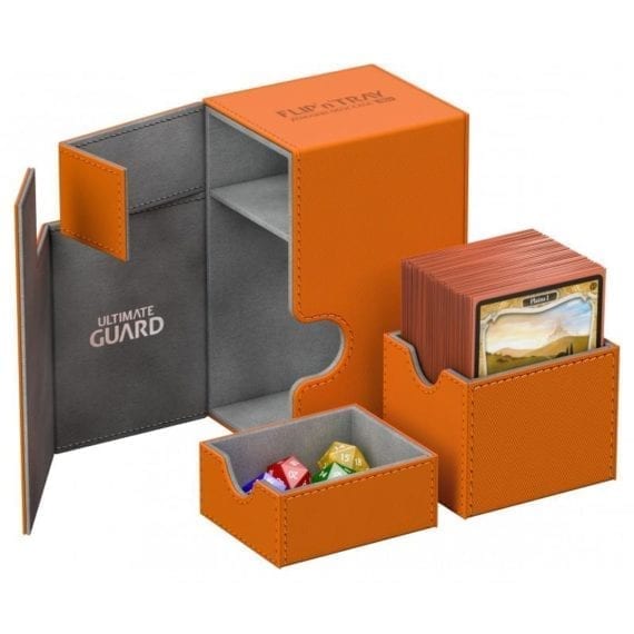 Ultimate Guard Deck Box: Flip'n'Tray 100+ XenoSkin - Orange