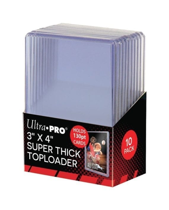 Ultra Pro - 3" x 4" Super Thick Toploader - 10 pack