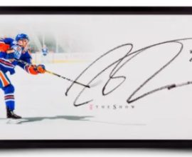 UDA: Connor McDavid Autographed & Framed “The Show” 46 x 20