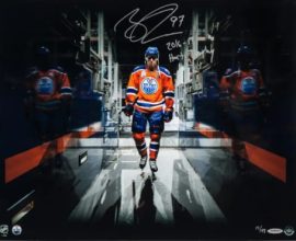 Connor McDavid Autographed Authentic Edmonton Oilers® White Jersey