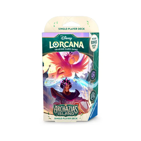 Disney Lorcana: Archazia’s Island Starter Deck Display – Amethyst and Steel