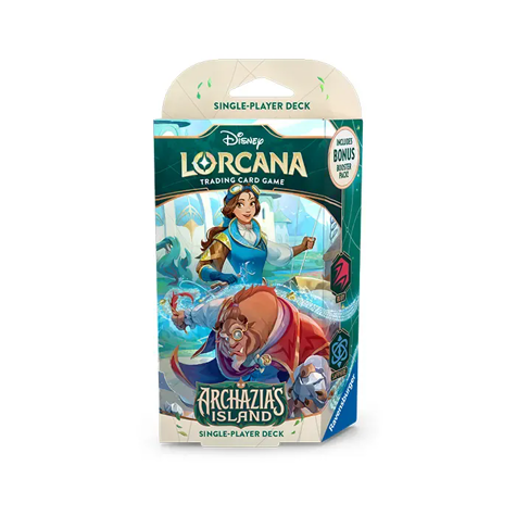 Disney Lorcana: Archazia’s Island Starter Deck Display – Ruby and Sapphire
