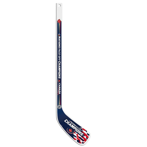 4 Nations Face-Off 2025: Wood Player Mini Hockey Stick – Canada Champions