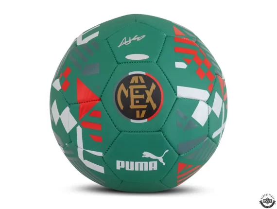 UDA: Alex Alcala Autographed Puma Team Mexico Soccer Ball