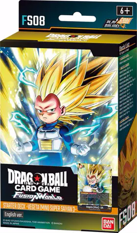 Dragon Ball Super: Fusion World Starter Deck 8 - Vegeta (Mini) Super Saiyan 3 - FS08