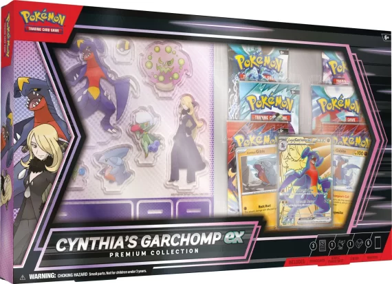 Pokémon: Cynthia’s Garchomp ex Premium Collection - RAFFLE CLOSED