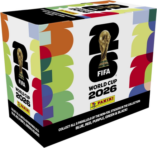 2026 Panini FIFA World Cup Soccer 25 CT Stickers Box